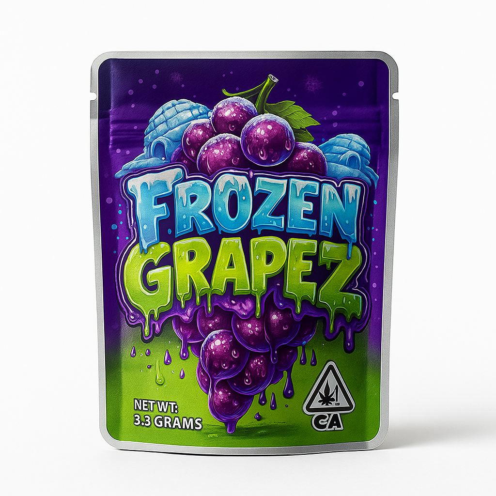 Frozen Grapes 3.5 Mylar Bag