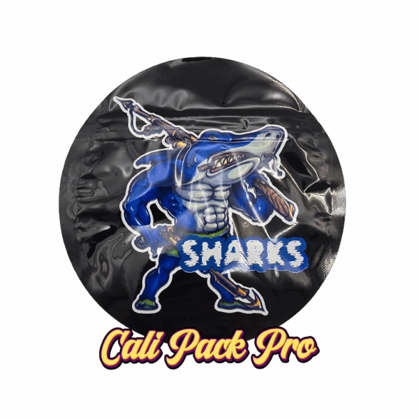 Black Sharkz 3.5g Mylar Bag