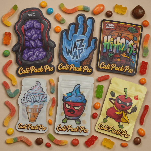 CaliPack Pro mylar bags collection