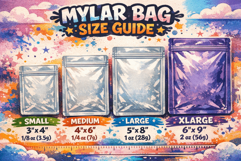 How to Choose the Right Size Mylar Bag: Examples from Real Life in the usa