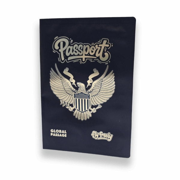 fly free passport Mylar Bag