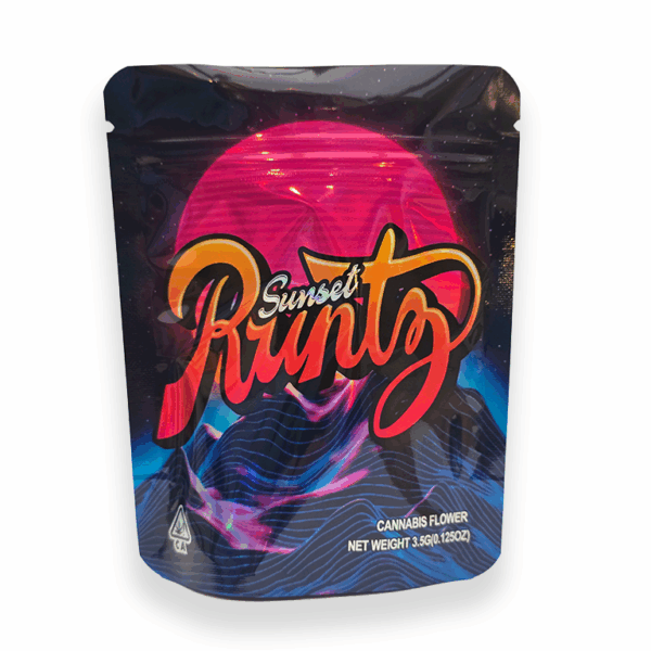sunset sherbert Mylar Bag
